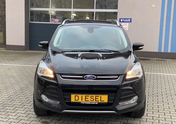 Ford Kuga cena 55900 przebieg: 146059, rok produkcji 2015 z Poręba małe 326